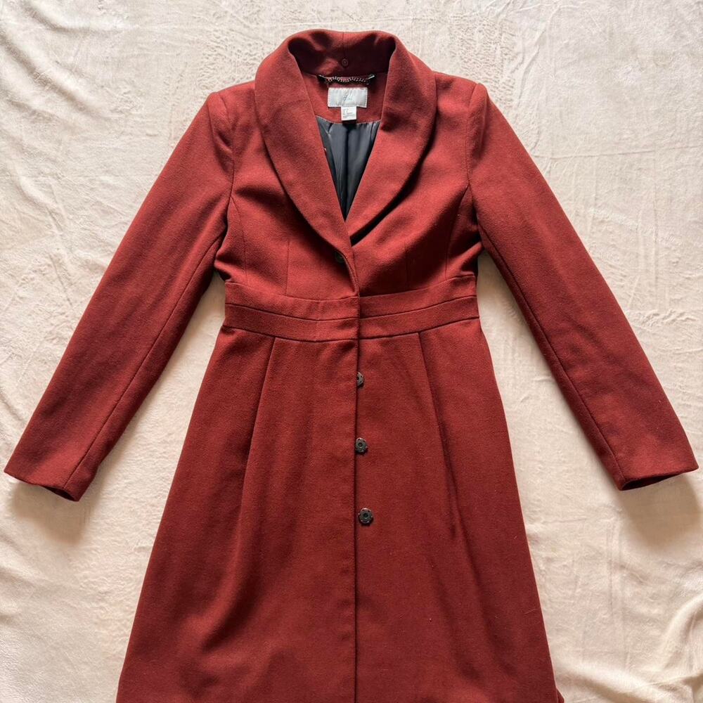 H&M Trench Coat Red Rustic
